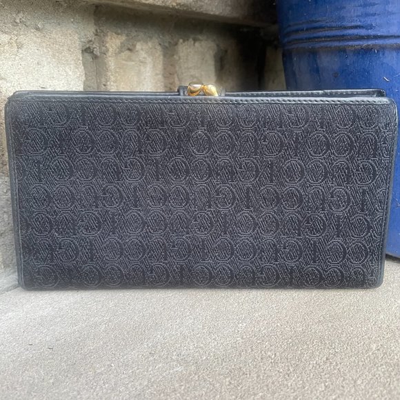 Gucci Vintage Rare Long Wallet w/ Kiss Lock - EUC! - Picture 3 of 16